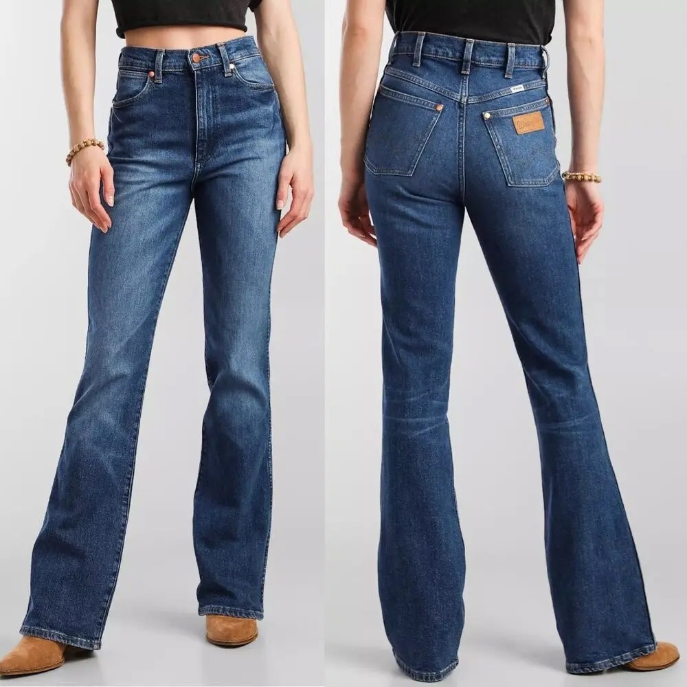 Free People Wrangler Women’s Size 32 Westward 626 High Rise Bootcut Jeans